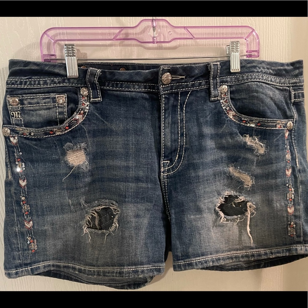 Miss Me Destructive Shorts